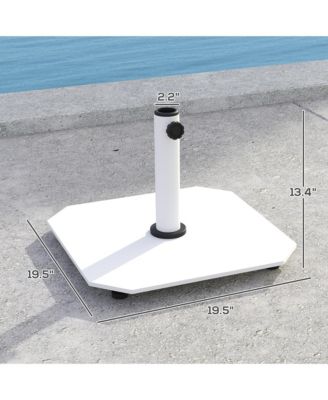 Square Patio Umbrella Base, 41 lbs Metal Umbrella Sd,