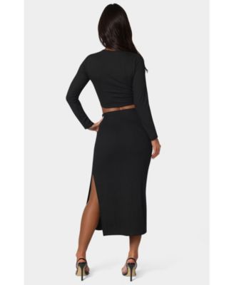 Women's Two Piece Rib Sweater Set