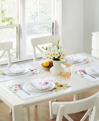 Elrene Sunflower and Daisies Placemats, Set of 4