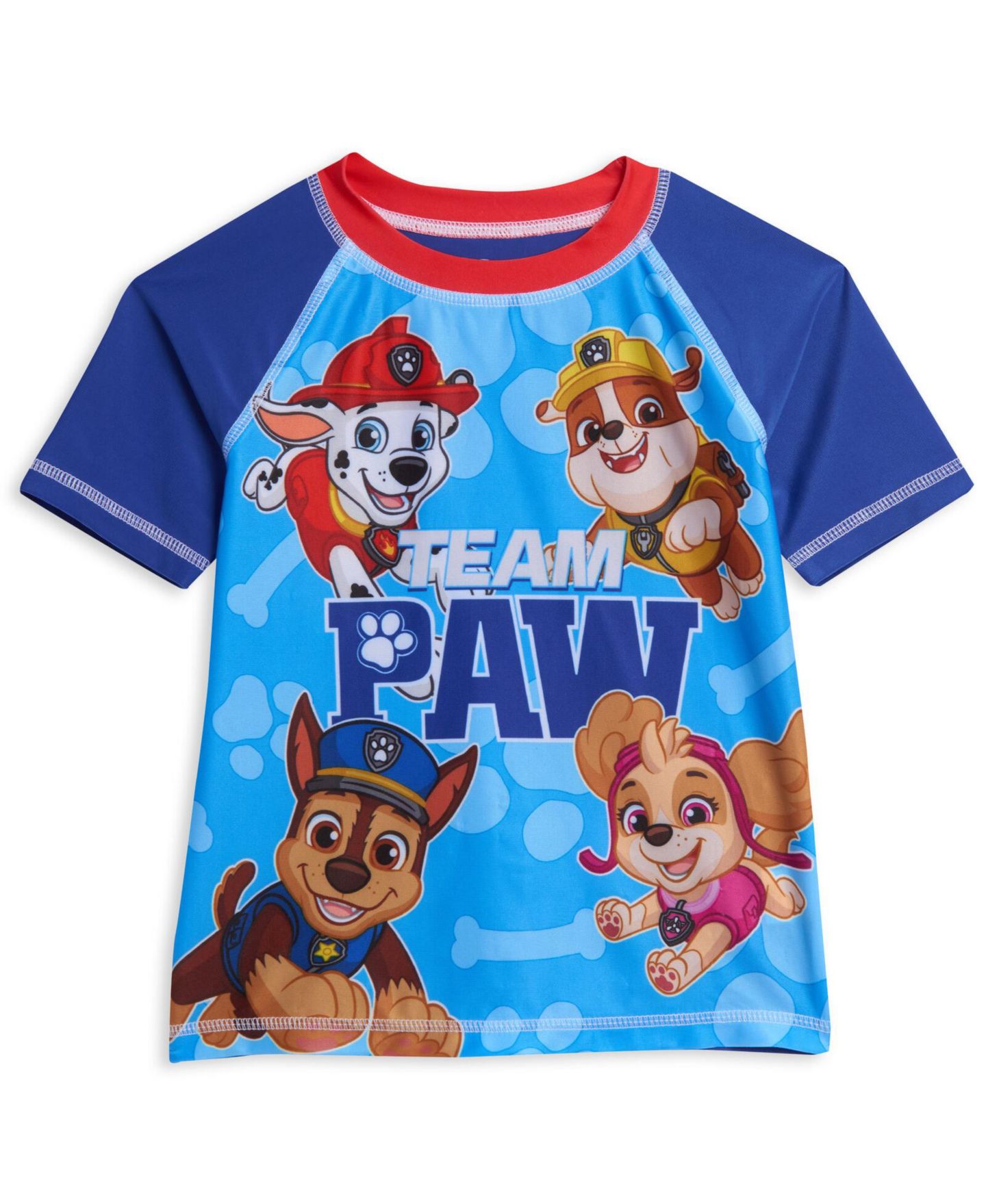 Комплект для плавания, защита от солнца, 2 предмета — Paw Patrol, цвет: Королевский синий красный — фото 2
