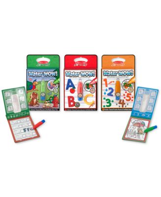 Melissa and Doug - Kids' Water Wow Animals, Alphabet & Numbers Gift Set