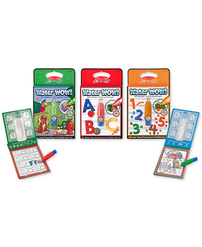 Melissa and Doug Kids' Water Wow Animals, Alphabet & Numbers Gift Set