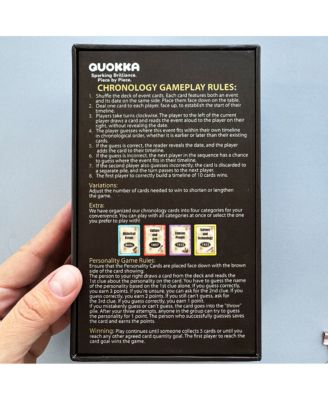 USA History & Personality Board Card Game - Istoria 500 Cards - Educational Games for Kids 15+ and Adults