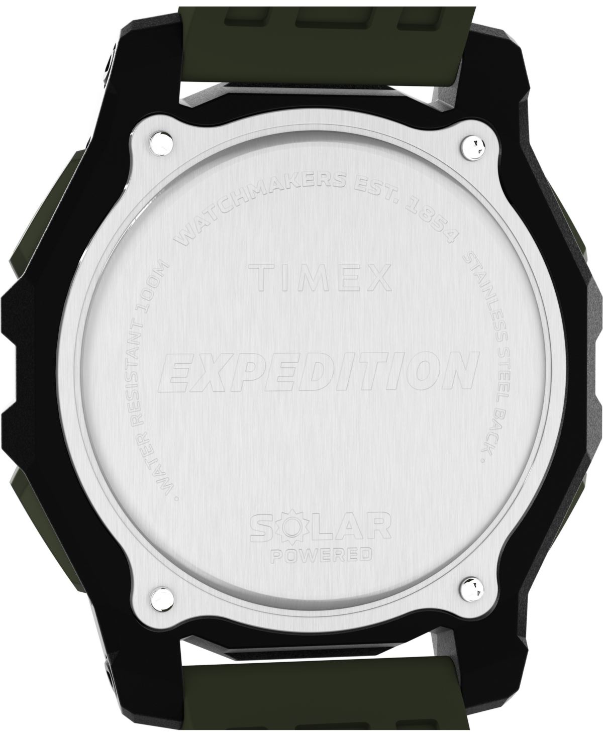 Timex Men's Chronograph Green Silicone Watch, 49mm In Green