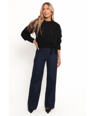 Women's Birdie Tie Side Knit Sweater