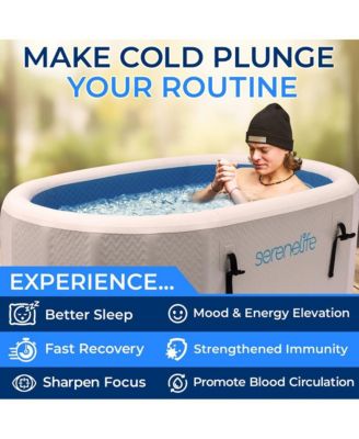 Inflatable Cold Plunge Tub - Oversized Ice Bath for Recovery & Therapy