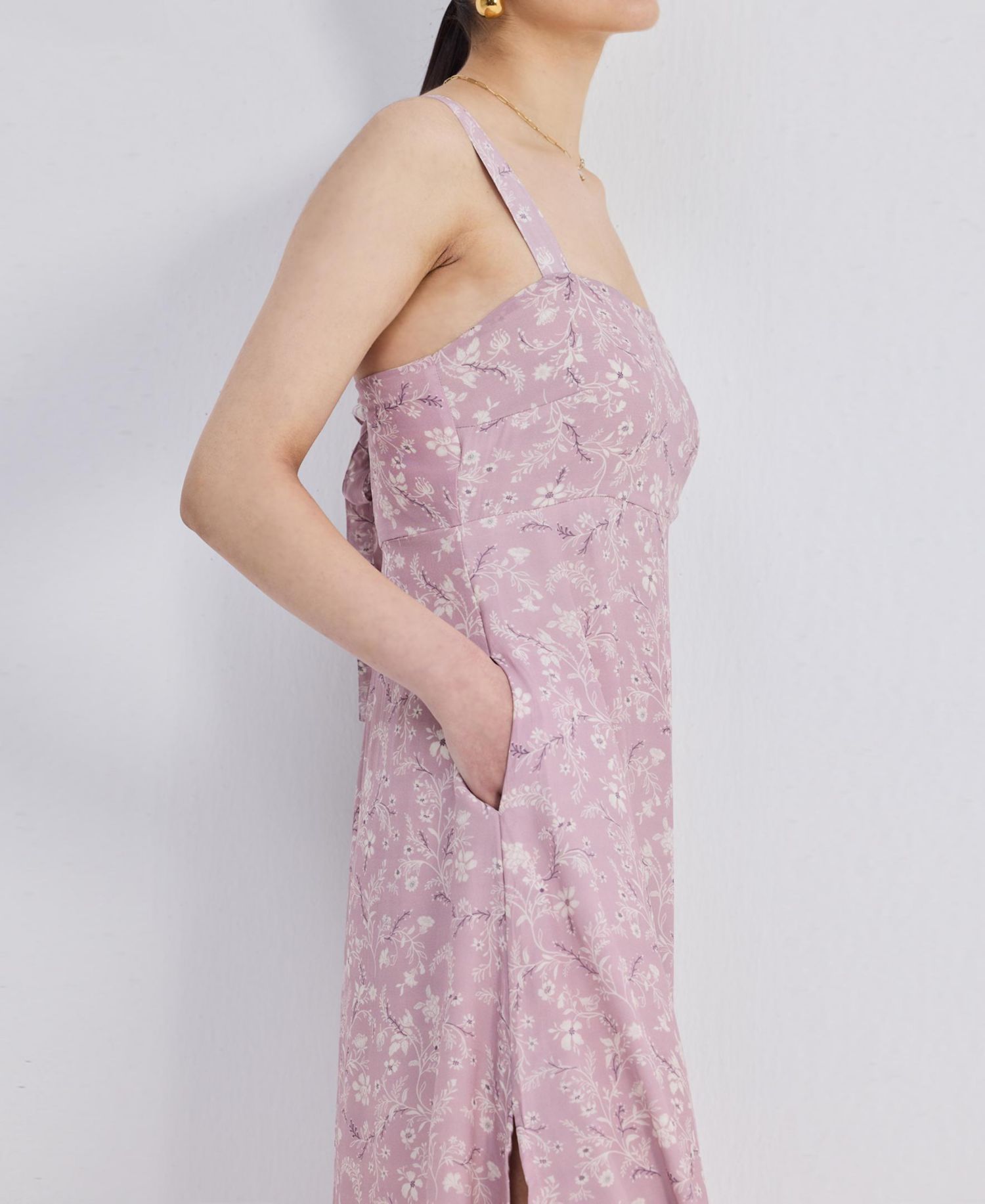 Women's Perfect Floral Maxi with Tapered Straps
