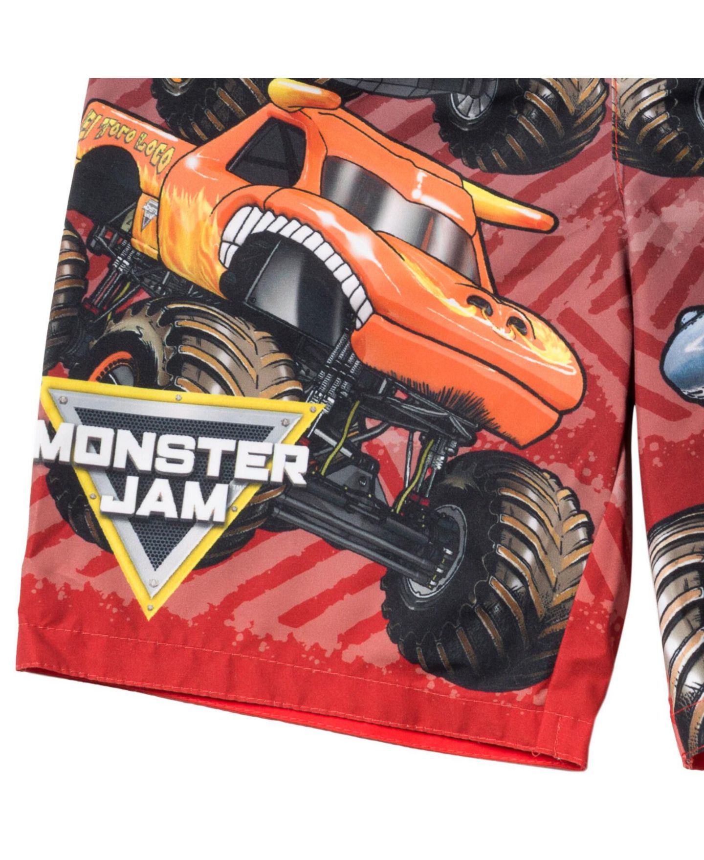 Плавки — Monster Jam, цвет: Чёрный красный — фото 3