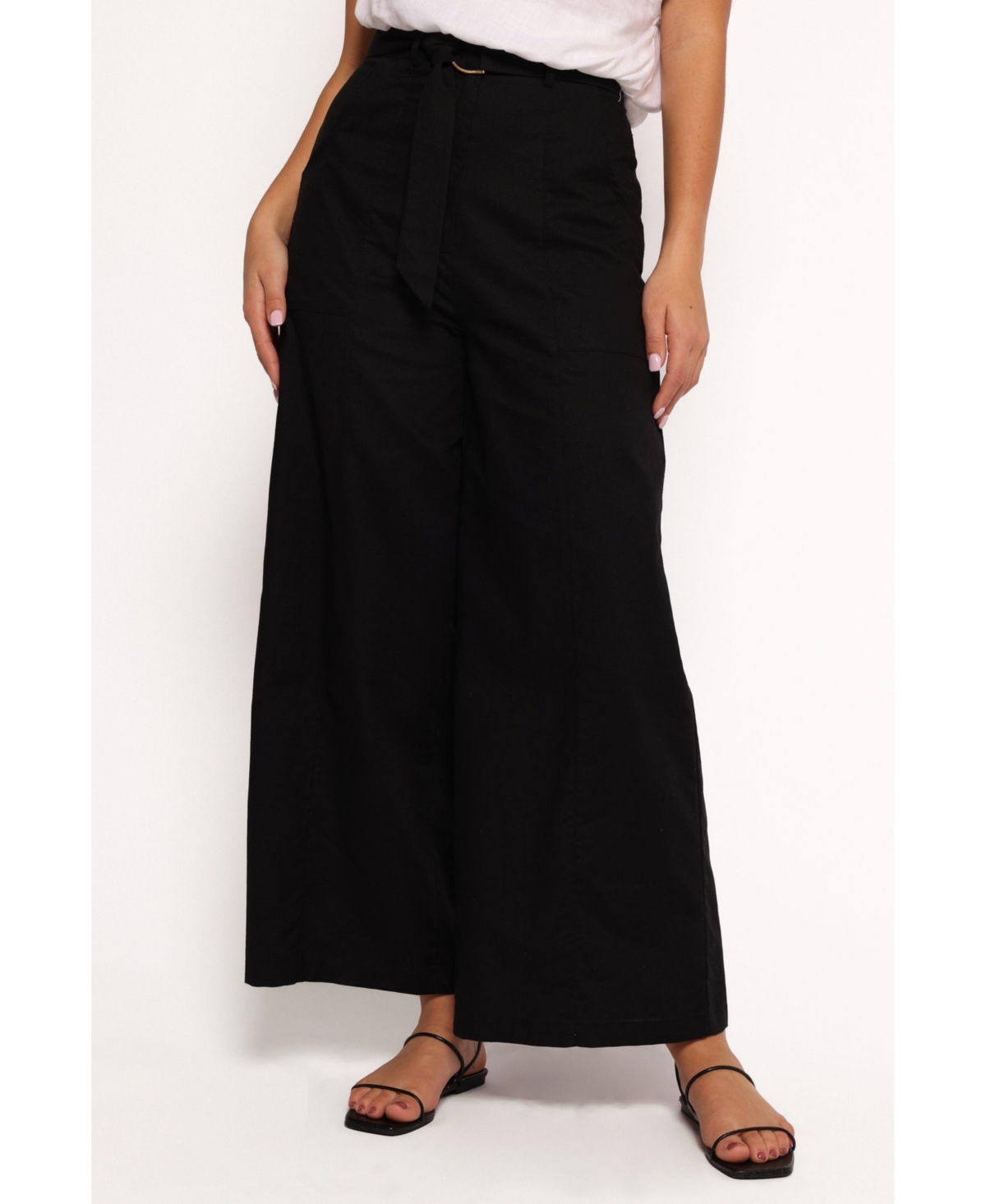 Women's Sadie Wide Leg Pant - Black