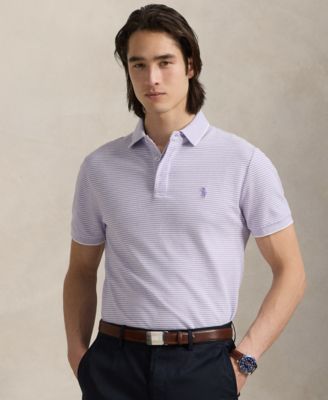 Men's Classic Stretch Oxford Mesh Polo Shirt