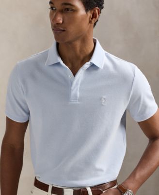 Men's Classic Stretch Oxford Mesh Polo Shirt