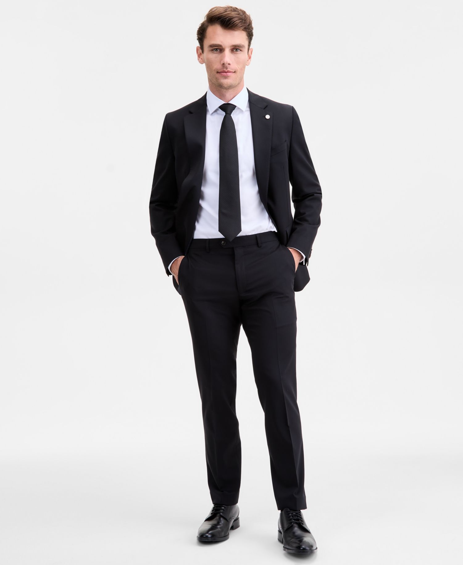Men's Modern-Fit Wool-Blend Suit Separates