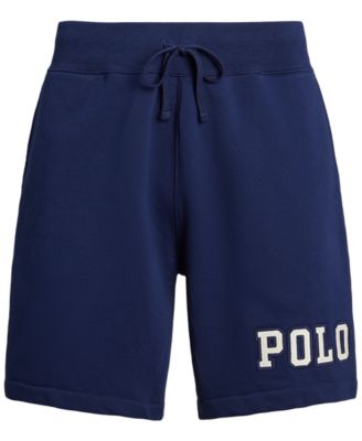 ■POLO RALPH LAUREN■ Logo fleece shorts blue MNPOSHO1BQ2016 Polo Ralph Lauren Men's 7.5-Inch Logo Fleece Shorts - Macy's