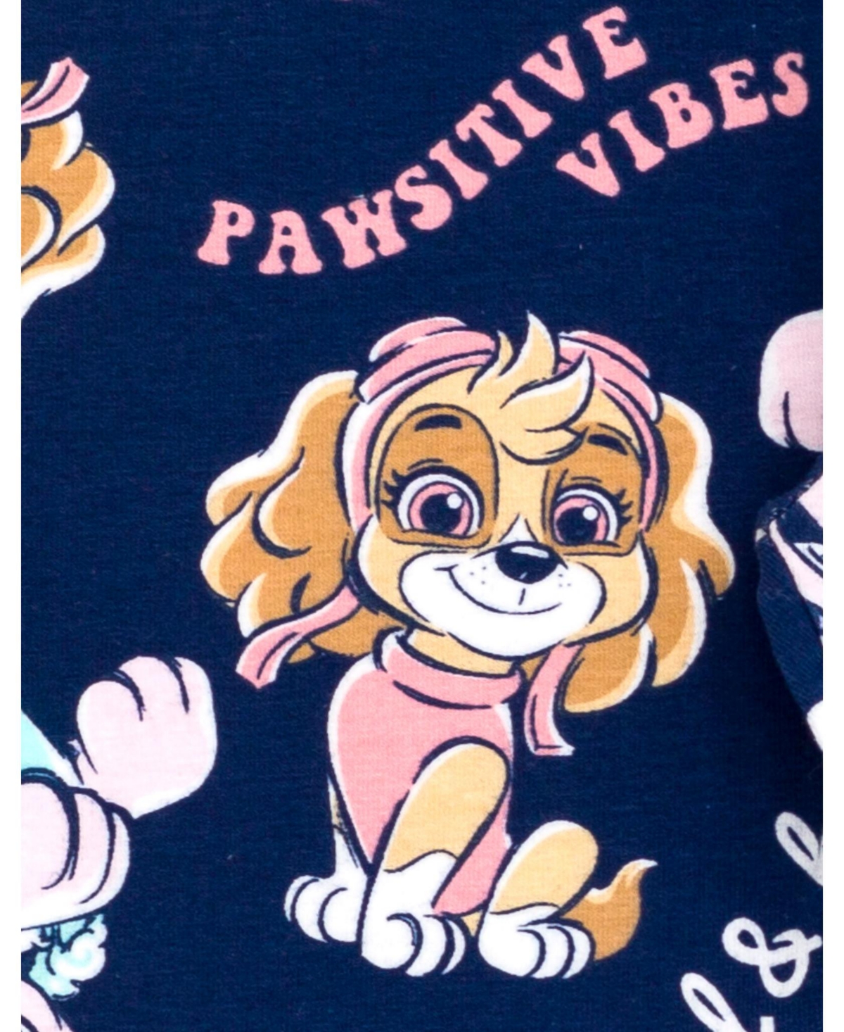 Paw Patrol Little Girls Crossover Fleece Sweatshirt and Leggings Outfit Set