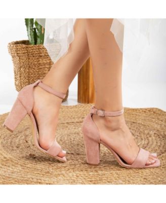 Melissa Block Heels Sandals with Pearls