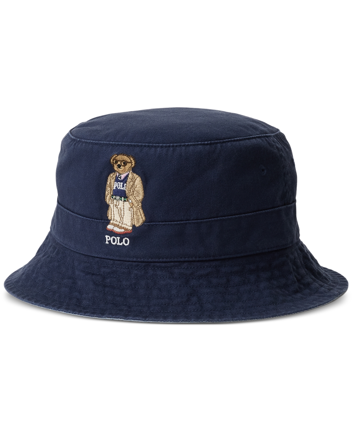 Polo Ralph Lauren Classic Twill Novelty Bear Loft Bucket Hat