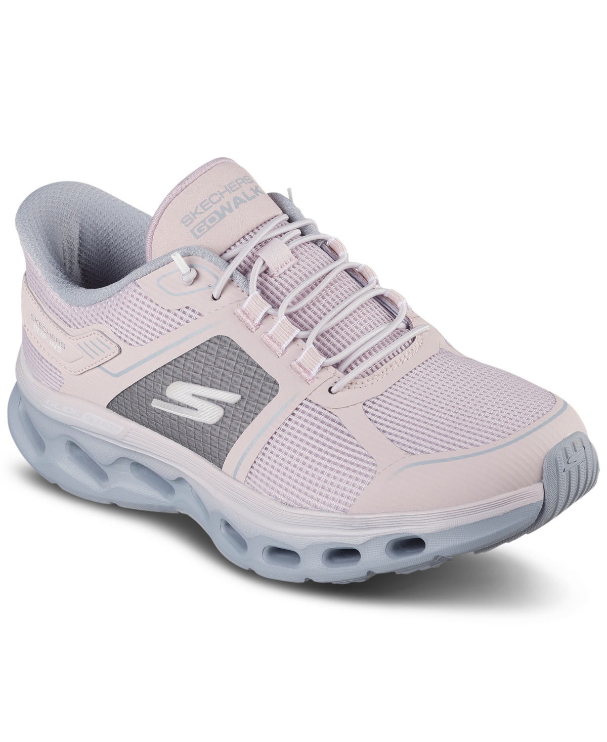 Women's Slip-ins: Go Walk Glide-Step 2.0 - Elektra Athletic Walking Sneakers from Finish Line - Light Pink