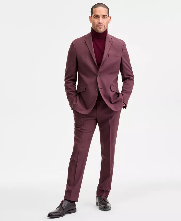 Men's Techni-Cole Slim-Fit Stretch Fall 2-Piece Suit