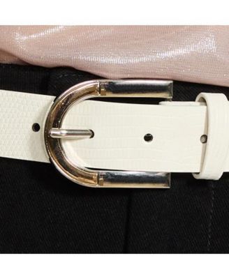 Lizard Polyurethane Buckle Belt