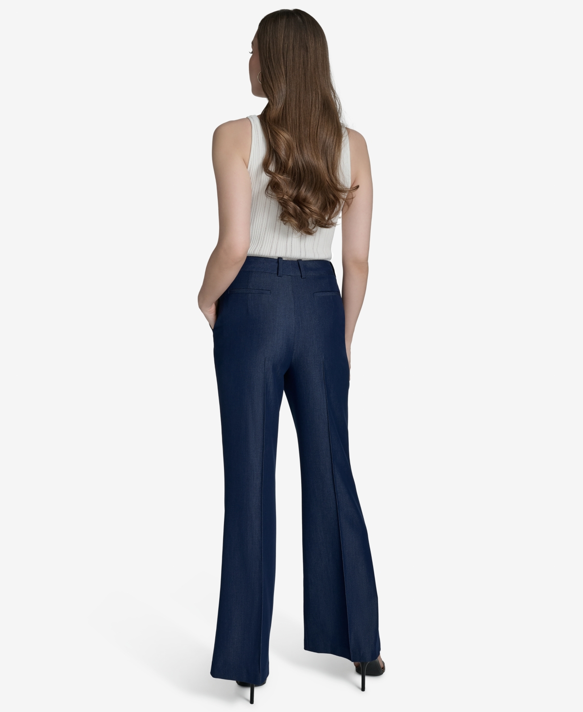 HALSTON WOMEN'S FLARE PANTS 