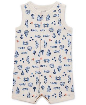 Carter's - Baby Boys Snap-Up Cotton Romper