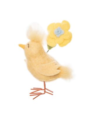 4.33" Easter Spring Chick & Buttercup Decorative Tabletop Figurine