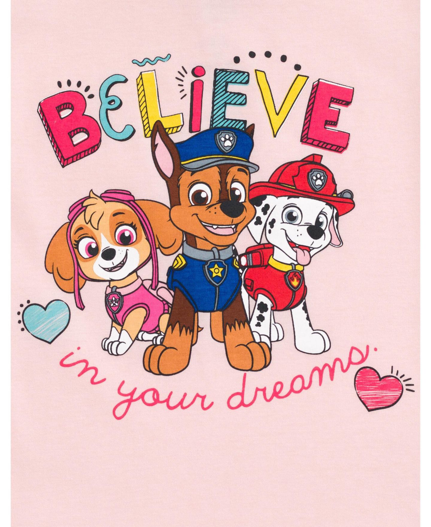 Комплект Paw Patrol T-Shirt and Skirt Set для девочек-малышей, цвет: Розовый, вариант 1 — фото 2