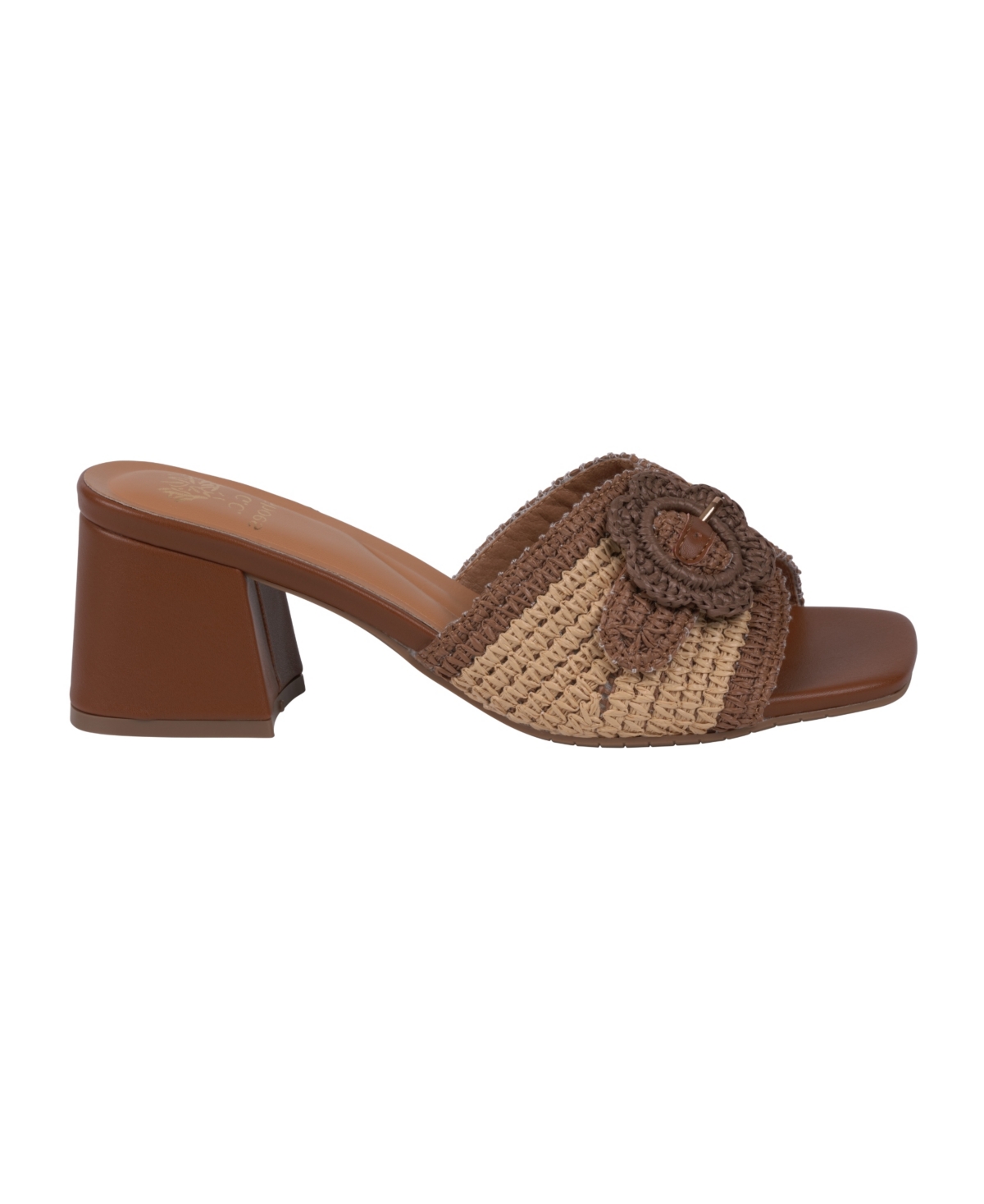 Gc Shoes Women's Liza Block Heel Dress Sandals In Brown