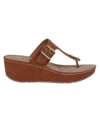 Women's Alani Embellished Thong Wedge Sandals