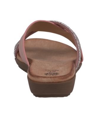 Women's Iris Embellished Asymmetrical Flat Sandals