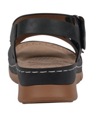 Women's Faye Floral Strappy Flat Sandals