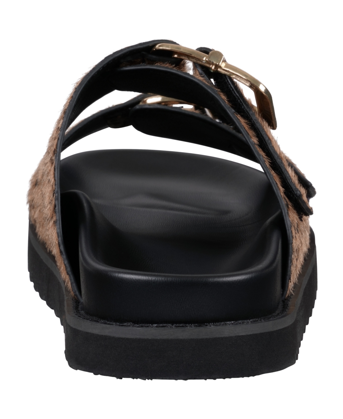 Gc Shoes Women's Juno Double Band Footbed Sandals In Leopard
