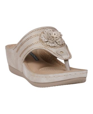 Women's Cora Embellished Floral Wedge Sandals