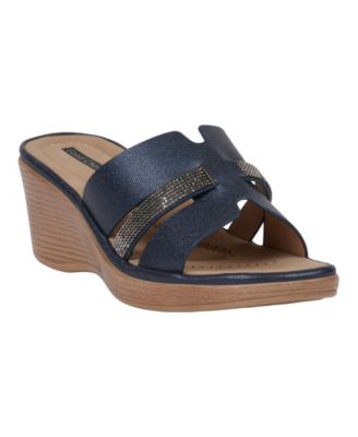 Women's Frances Embellished Wedge Sandals