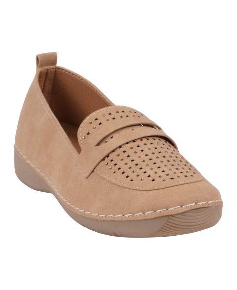 Женские туфли GC Shoes Danita Embellished Penny, цвет: Натуральный