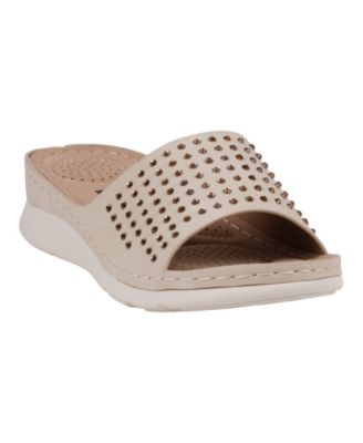 Women's Julie Embellished Comfort Flat Sandals