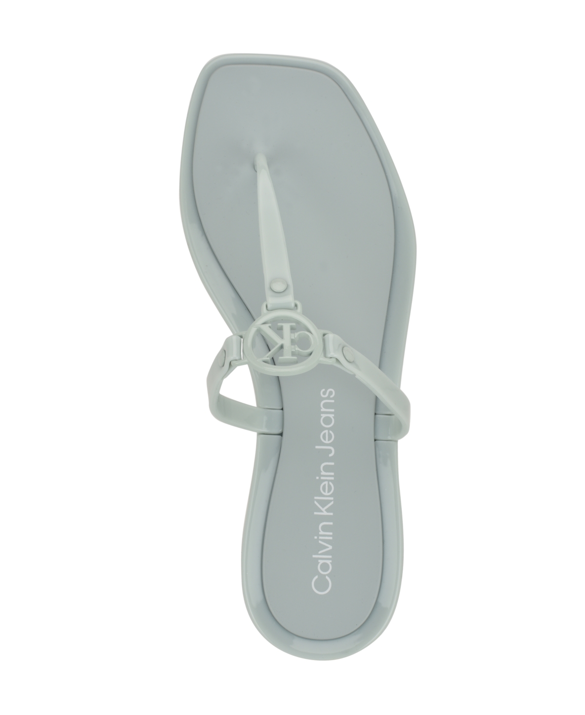 Calvin Klein Edhen Flip Flop In Light Sage Green