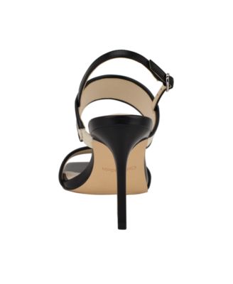 Amour Double Band Slingback Stiletto Sandals