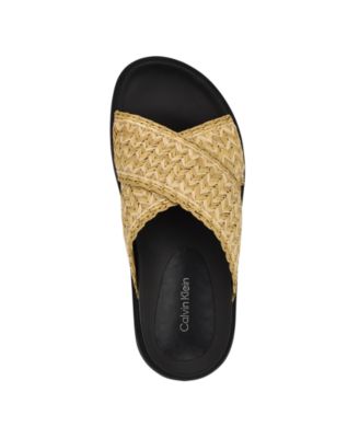 Women's Pacen Woven Crisscross Flat Sandals