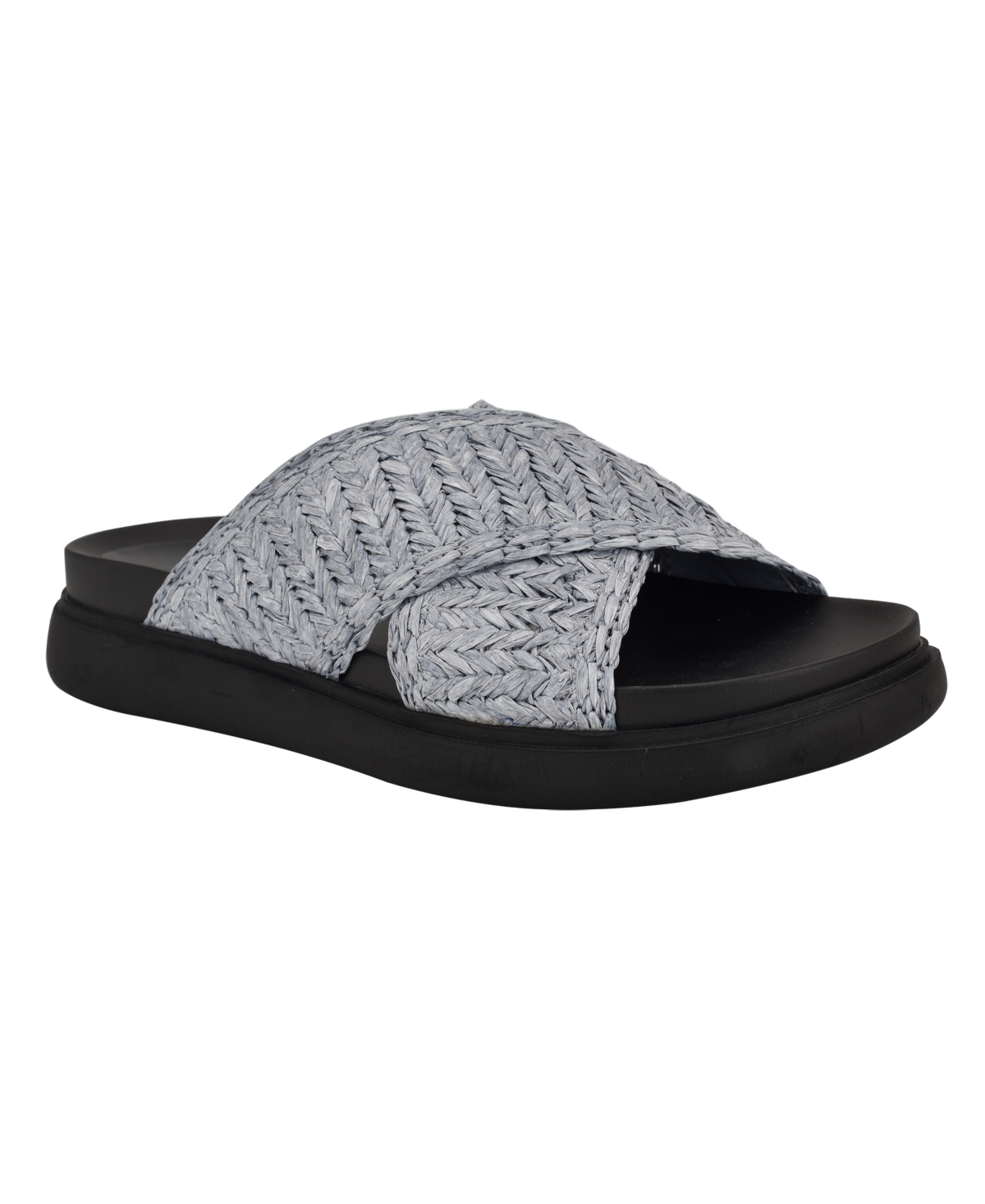 Calvin Klein Pacen Slide Sandal In Blue