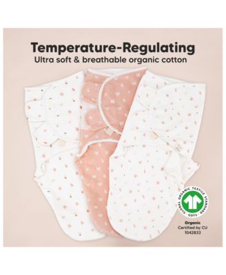 3pk Soothe Zippy Baby Swaddles 0-6 Months, Newborn Sleep Sacks, Zipper Swaddle, Wearable Swaddle Blanket