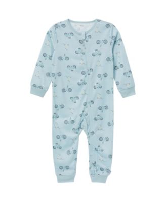 Baby Boys Footless Pajamas with Reverse Zipper, 3-Pack