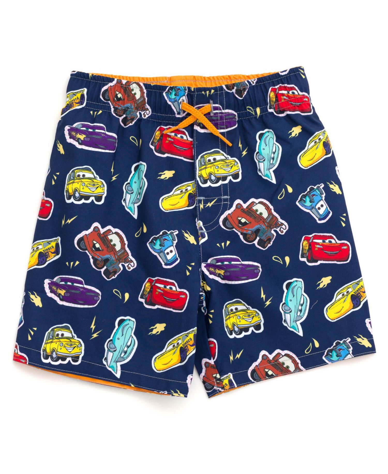 Little Boys Disney Pixar Lightning McQueen Rash Guard and Swim Trunks Outfit Set