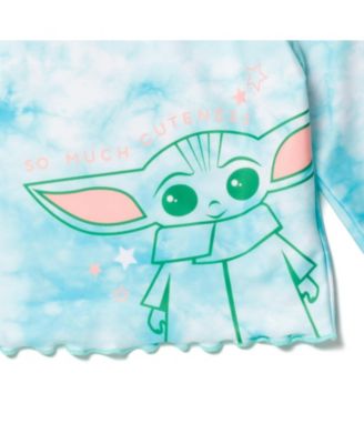Little Girls Star Wars Yoda Rash Guard and Bikini Bottom