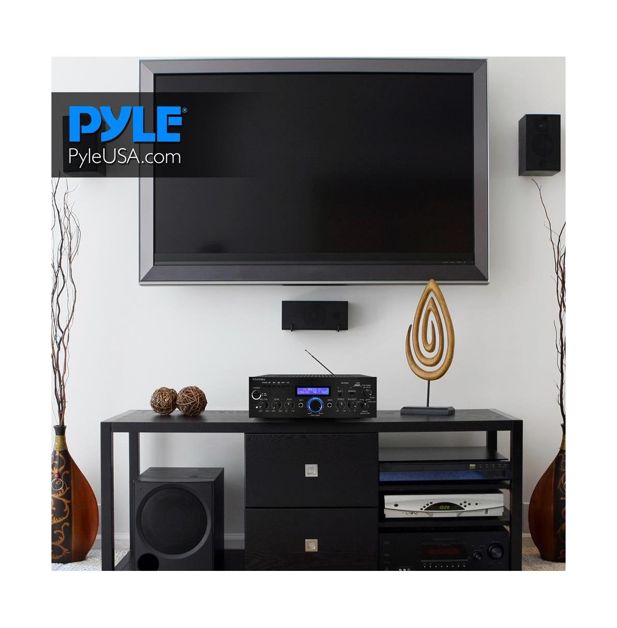 Pyle Bluetooth Stereo Amplifier Receiver with Fm Radio & Usb - PDA5BU