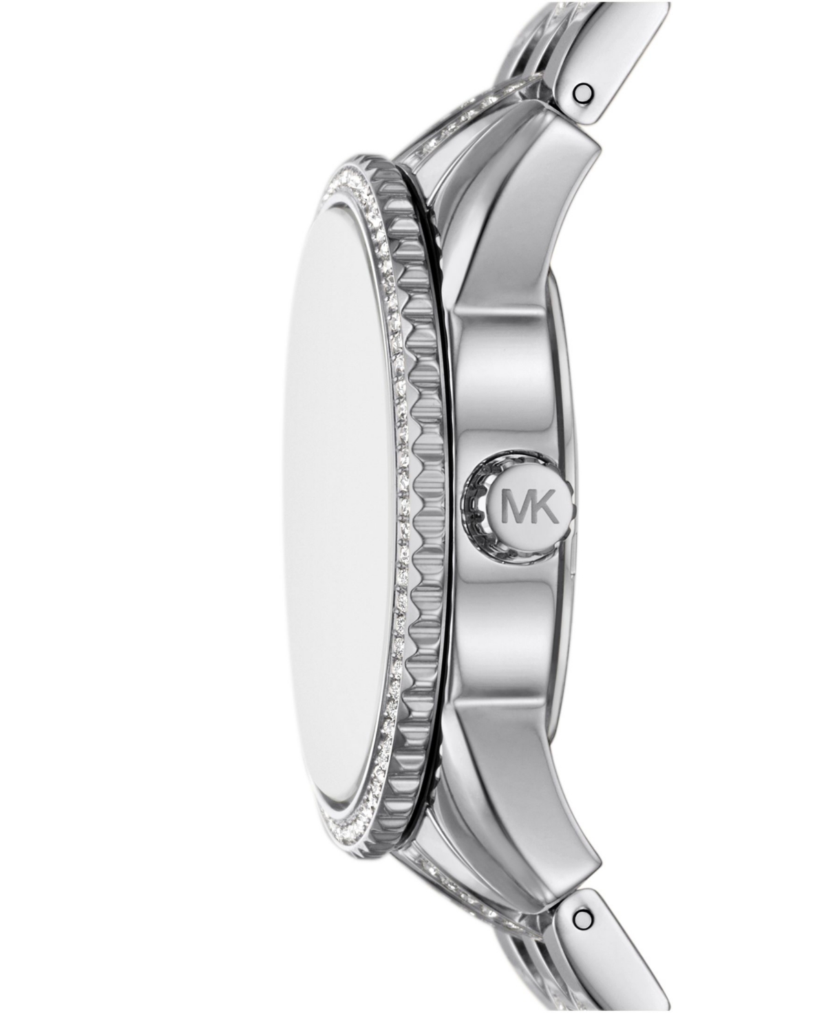 Michael Kors Women's Ritz Chronograph Silver-tone Stainless Steel Watch, 35mm In Silver-tone