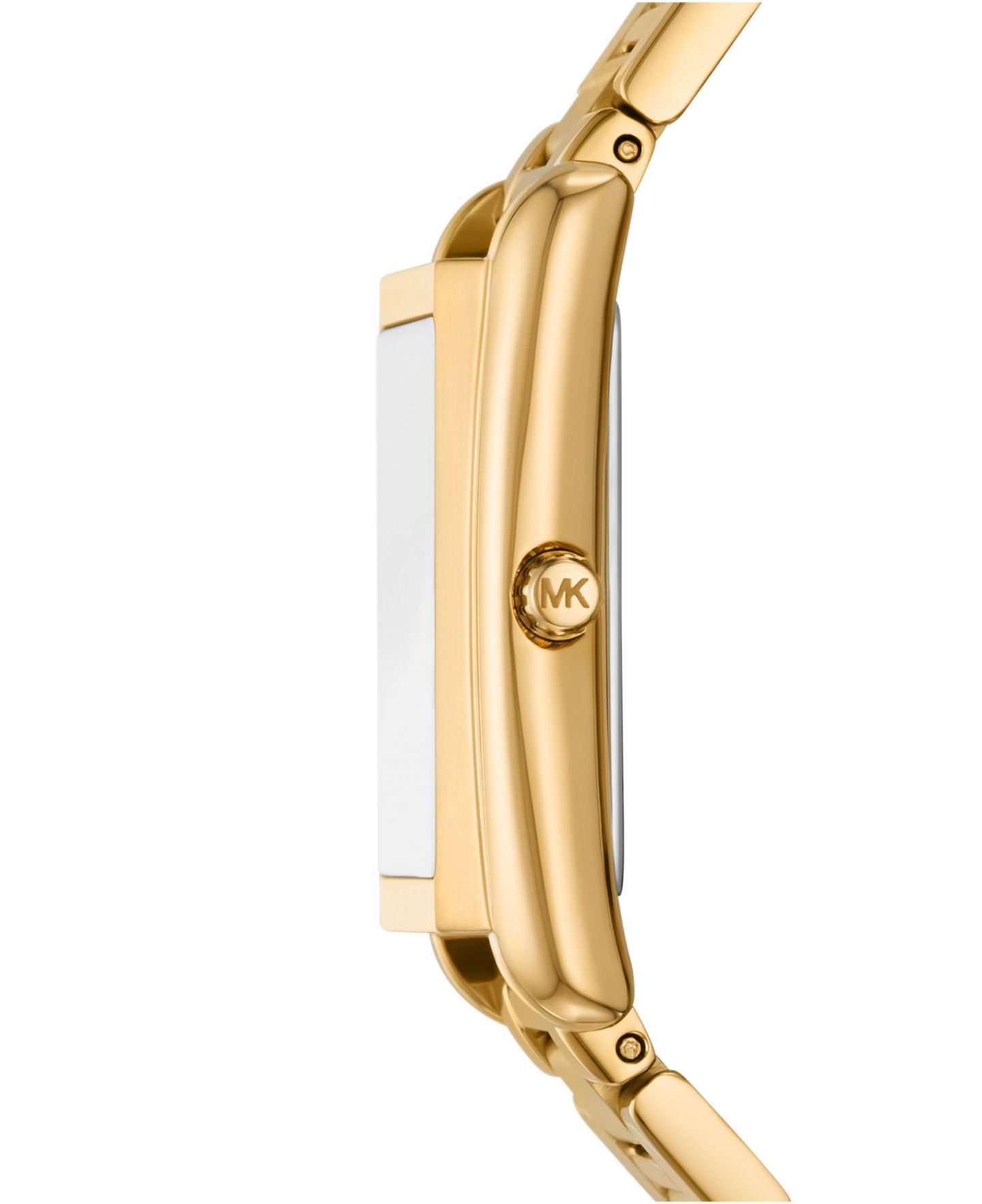 Женские часы Michael Kors Essex Gold-Tone Stainless Steel Watch, 26x36mm — фото 2