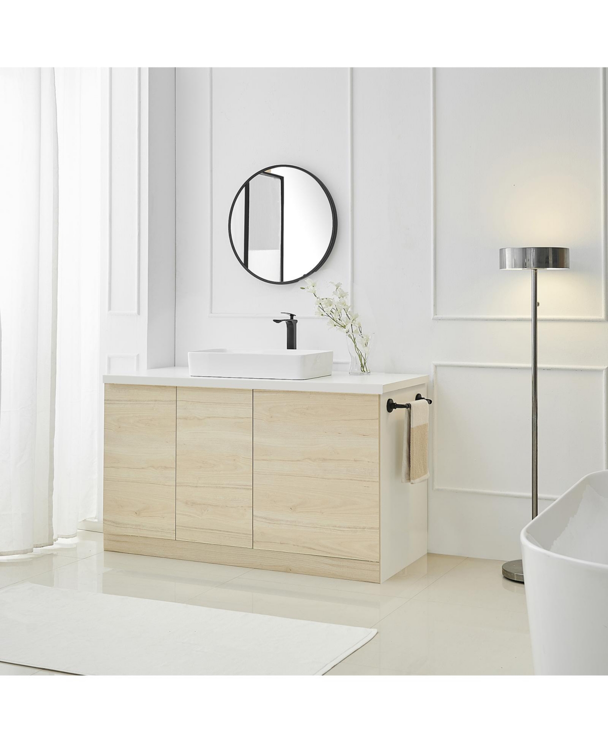 Single Hole Handle Bathroom Vessel Sink Faucet With Pop Up Drain Without Overflow Polished Chrome