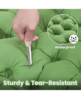 Extra Thick Inflatable Sleeping Pad with Pillow, Camping Pad with Carrying Bag