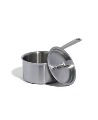 Stainless Steel Clad 2-Quart Saucepan with Lid
